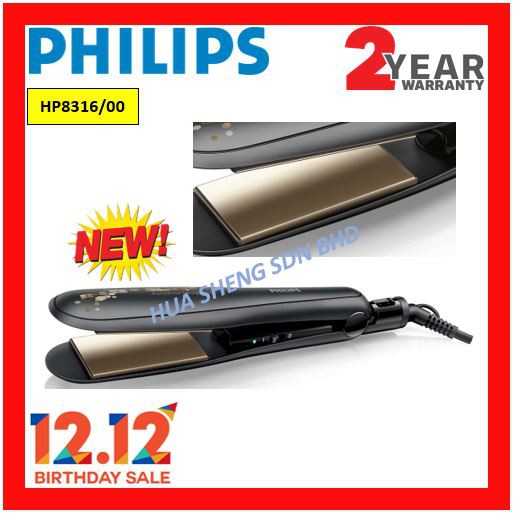 Philips Hair Straightener - Kerashine Ionic Flat Iron (210℃) HP8316 |  Shopee Malaysia