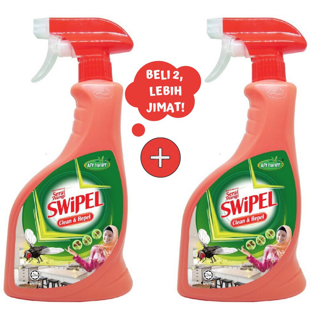 Buy Combo Set 2x Afy Haniff Swipel 375ml Clean Repel Serai Wangi Sprayer Serai Wangi Insect Repellent Seetracker Malaysia