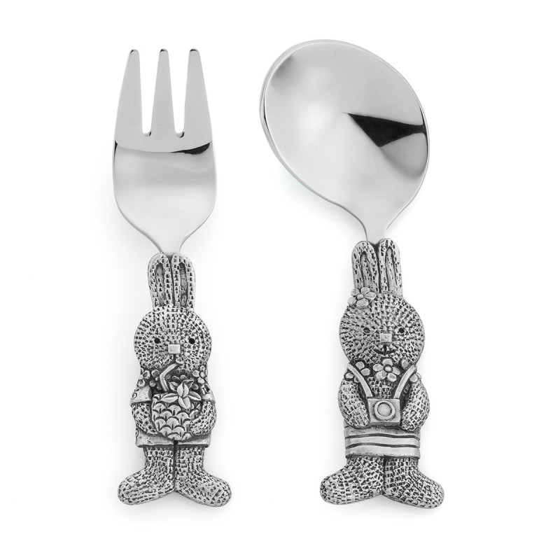 Royal Selangor Bunnies' Day Out Collection Aloha Cutlery Set