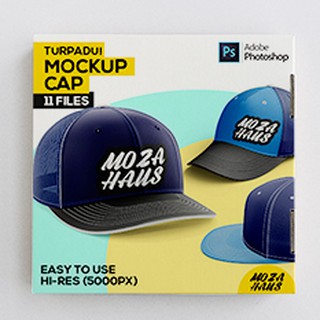 Download Moza Haus Mockup Realistic Cap Mockup Premium For Photoshop Shopee Malaysia PSD Mockup Templates