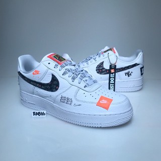 nike air force one low white black