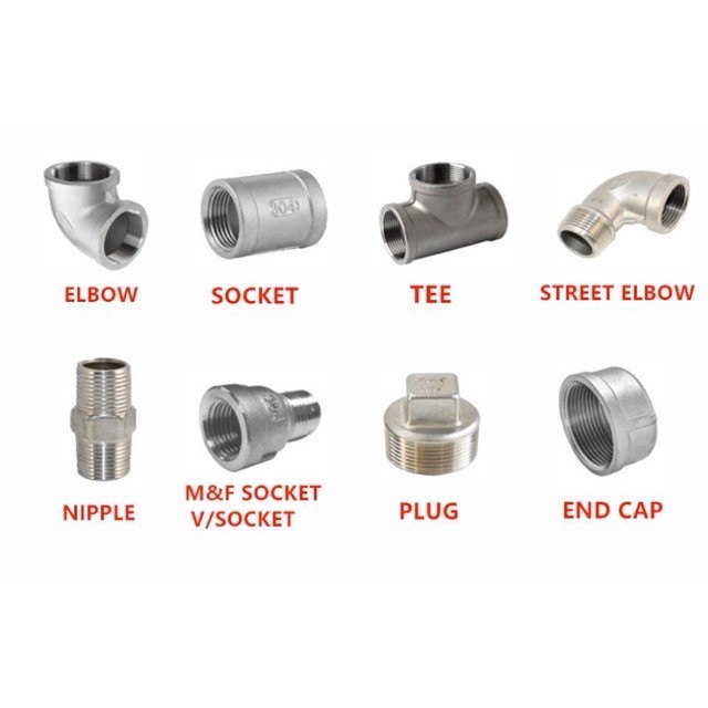 Stainless Steel 304 S/S Pipe Fittings 15mm / 1/2" Shopee Malaysia