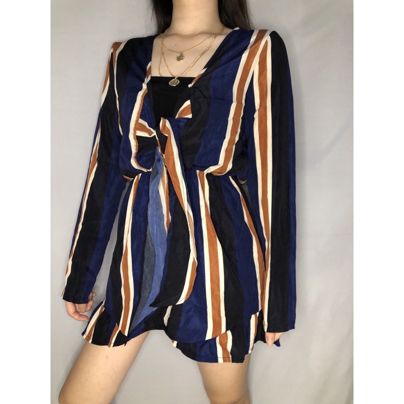 Stripe jumpsuit