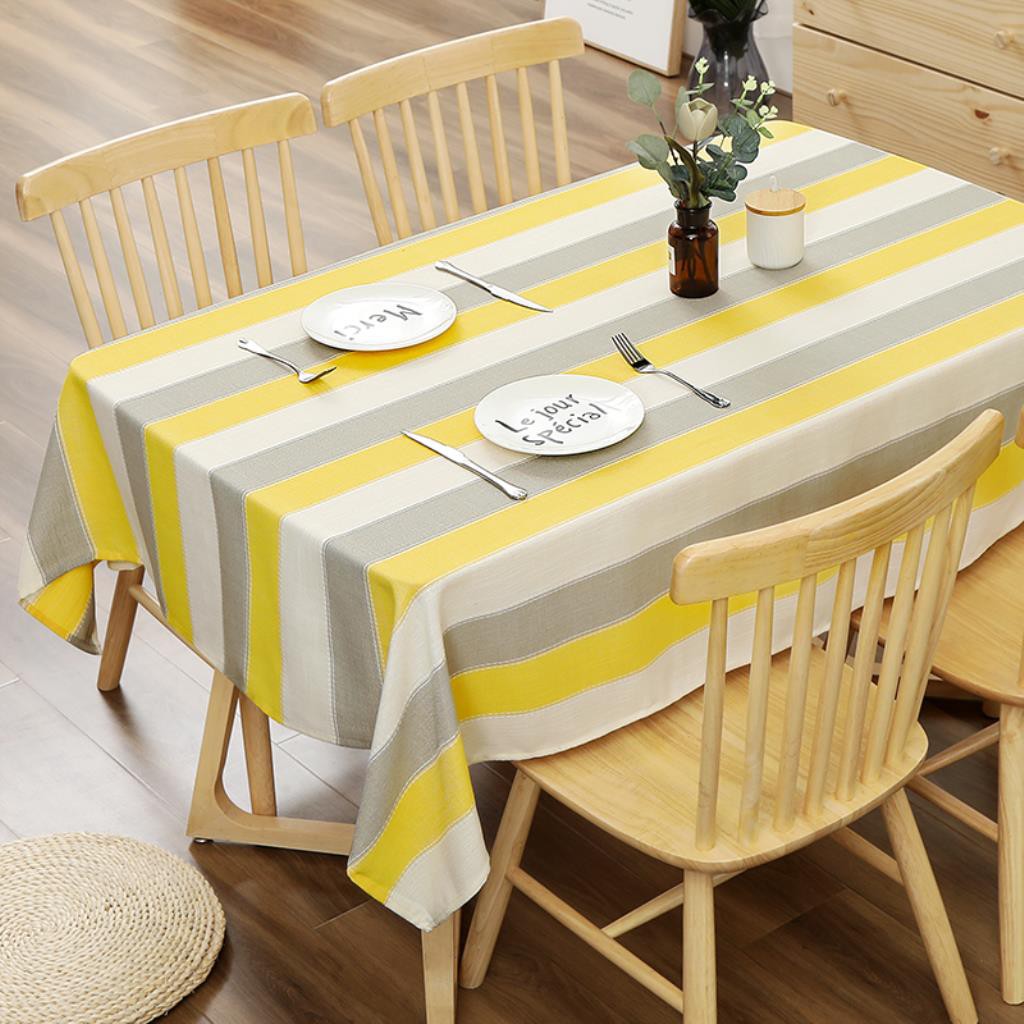 small red tablecloth