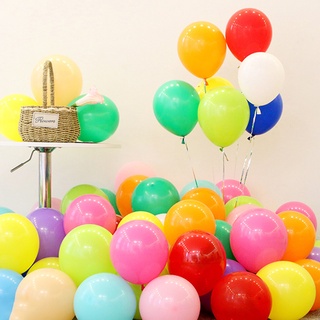 [Ready Stock] 10/12 inch 2.8g Matte Colorful Latex Balloons Warna Belon Party Raya Birthday Wedding Decor Color Balloon