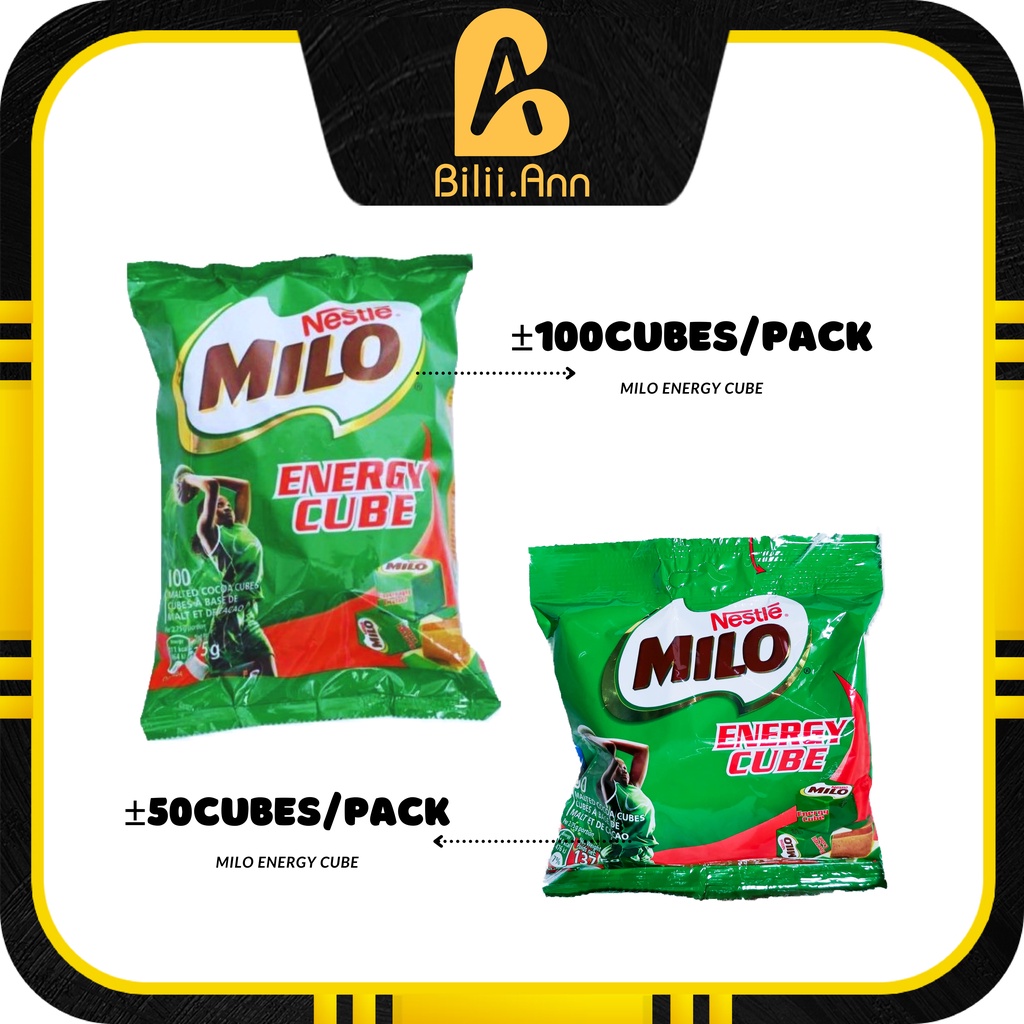 (24hrs Ship)Nestle Milo Cube 100pcs/50pcs(275g/147.5g) 100 cube kelita kelifa milk coklat chocolate candy gula美禄