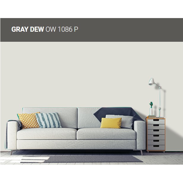 Nippon Paint Vinilex EasyWash Interior Gray Dew NP OW Nippon Paint Vinilex EasyWash Interior Gray Dew NP OW
