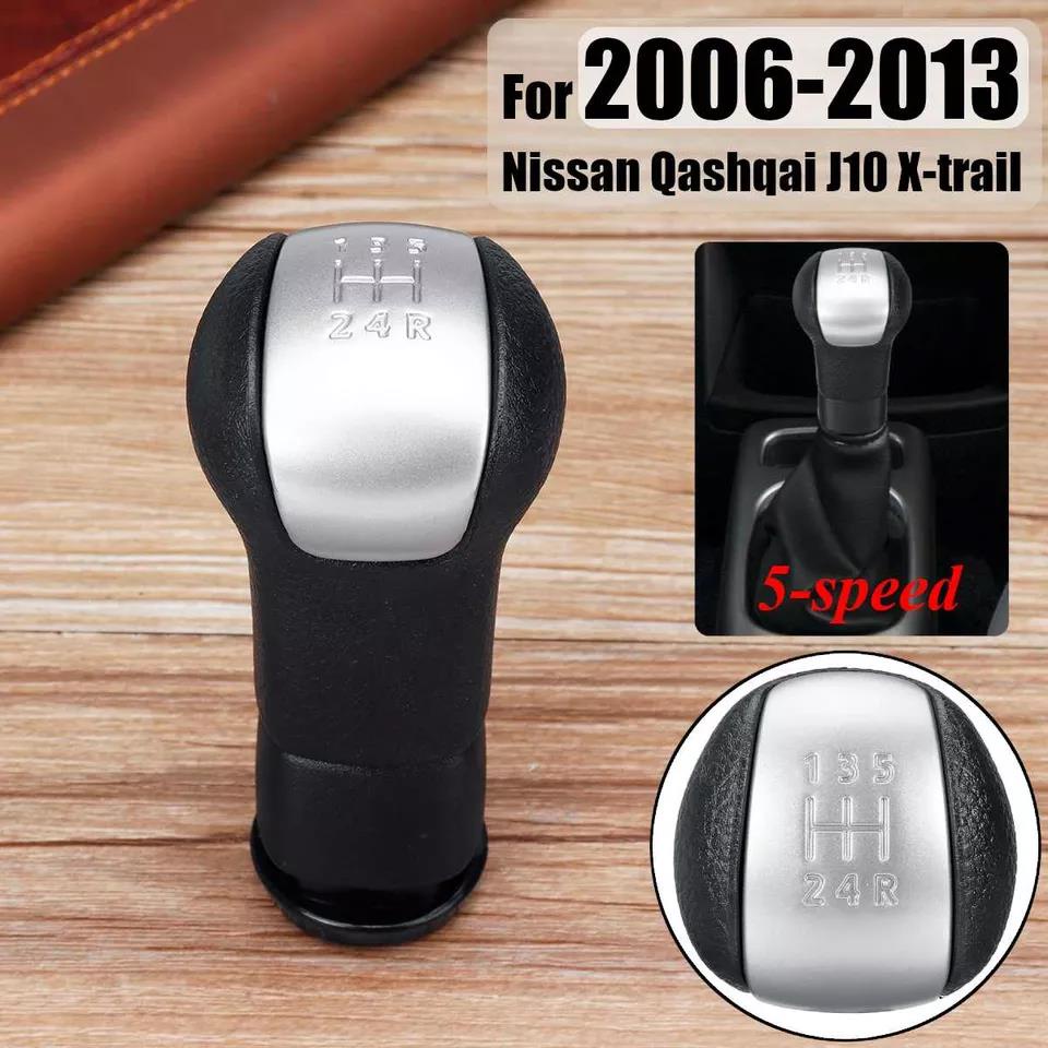 5 Speed MT Gear Shift Knob Shifter Lever Stick For Nissan Qashqai J10 X