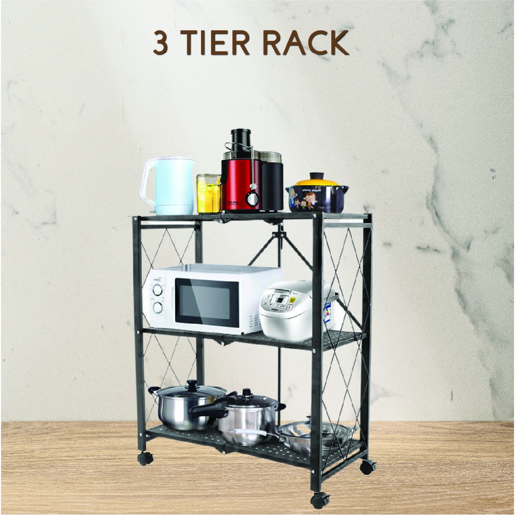 FINSSO: Space Saving Kitchen Storage Rack