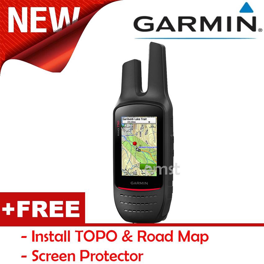 Garmin Rino 750 Rugged, Fullfeatured Handheld GPS( FREE TOPO & Road