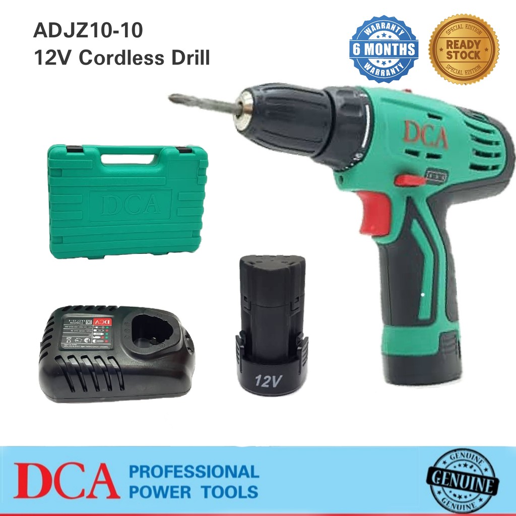 DCA 12V ADJZ1010 Cordless Driver Drill Shopee Malaysia