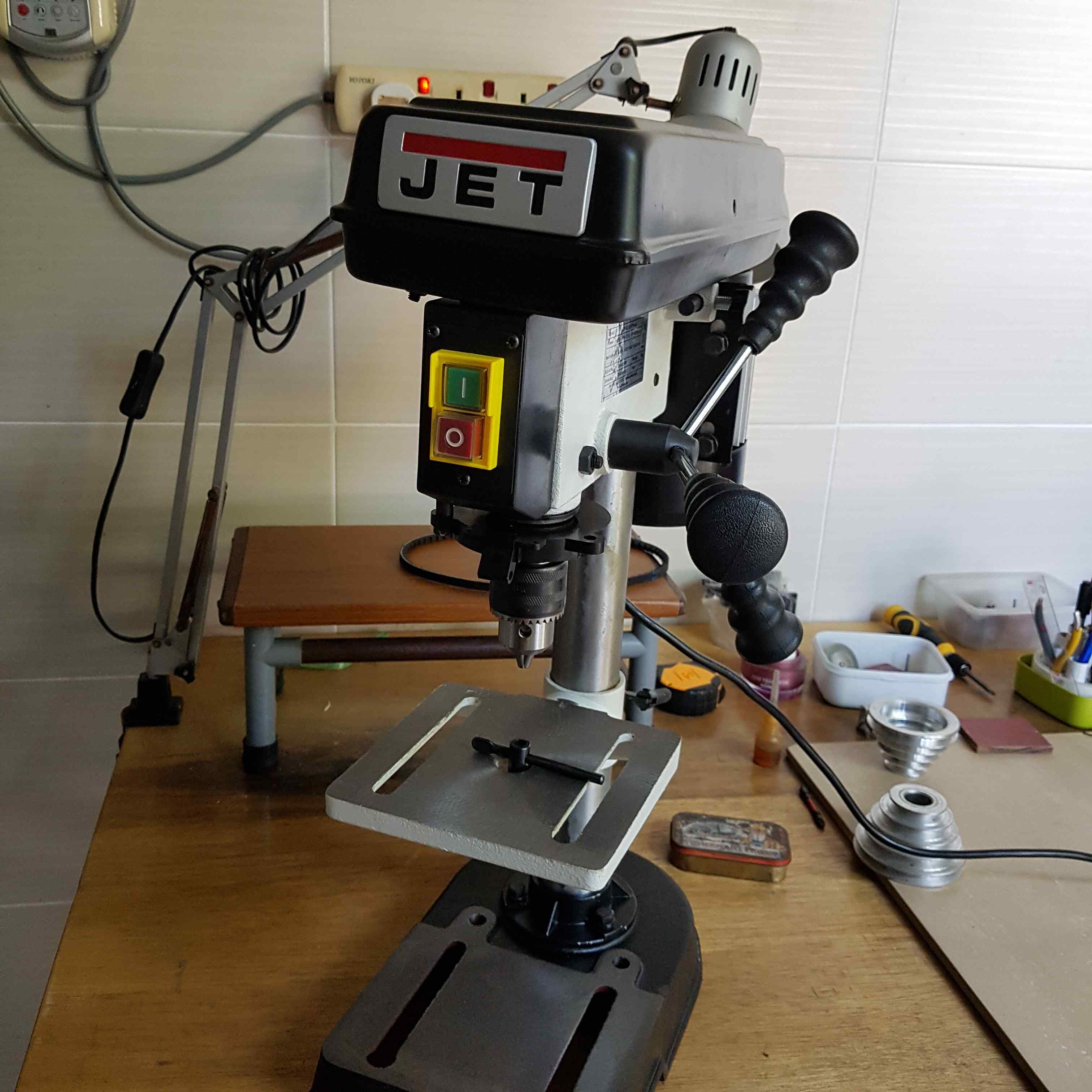 JET JDP 8L Bench Drill Press Drilling Machine 350w 13mm c 