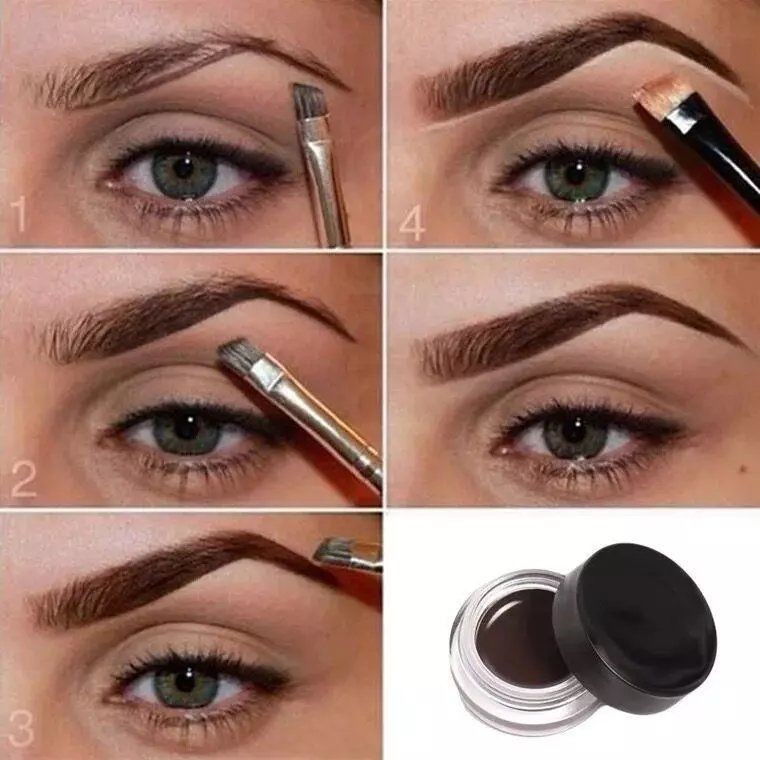 热卖现货 染眉膏防水持久不脱色膏状固体眉毛膏眉胶眉笔不晕妆eyebrow Pencil 小草莓c D Shopee Malaysia