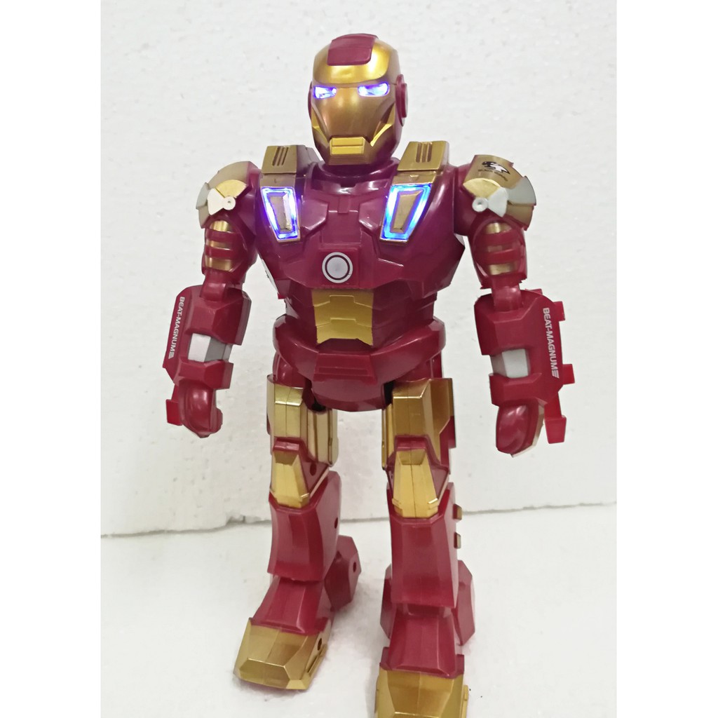 walking iron man toy