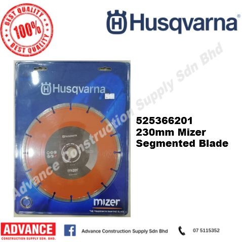 Husqvarna Accessories 525366201 230mm Mizer Segmented Blade