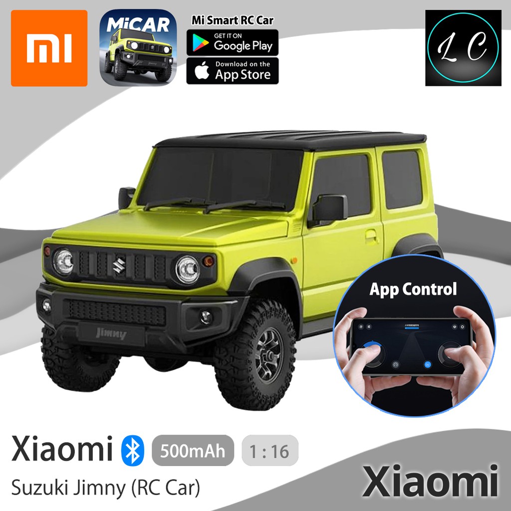 Xiaomi Original Smart RC Car App Bluetooth Remote Control 4 wheel Drive Off road Vehicle Toy Suzuki Jimny 1:16 Model