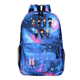 Kpop Bangtan Boys Bts Schoolbag Book Bag Cute Backpack For Teens Boys Girls Shopee Malaysia - roblox egg hunt bookbag