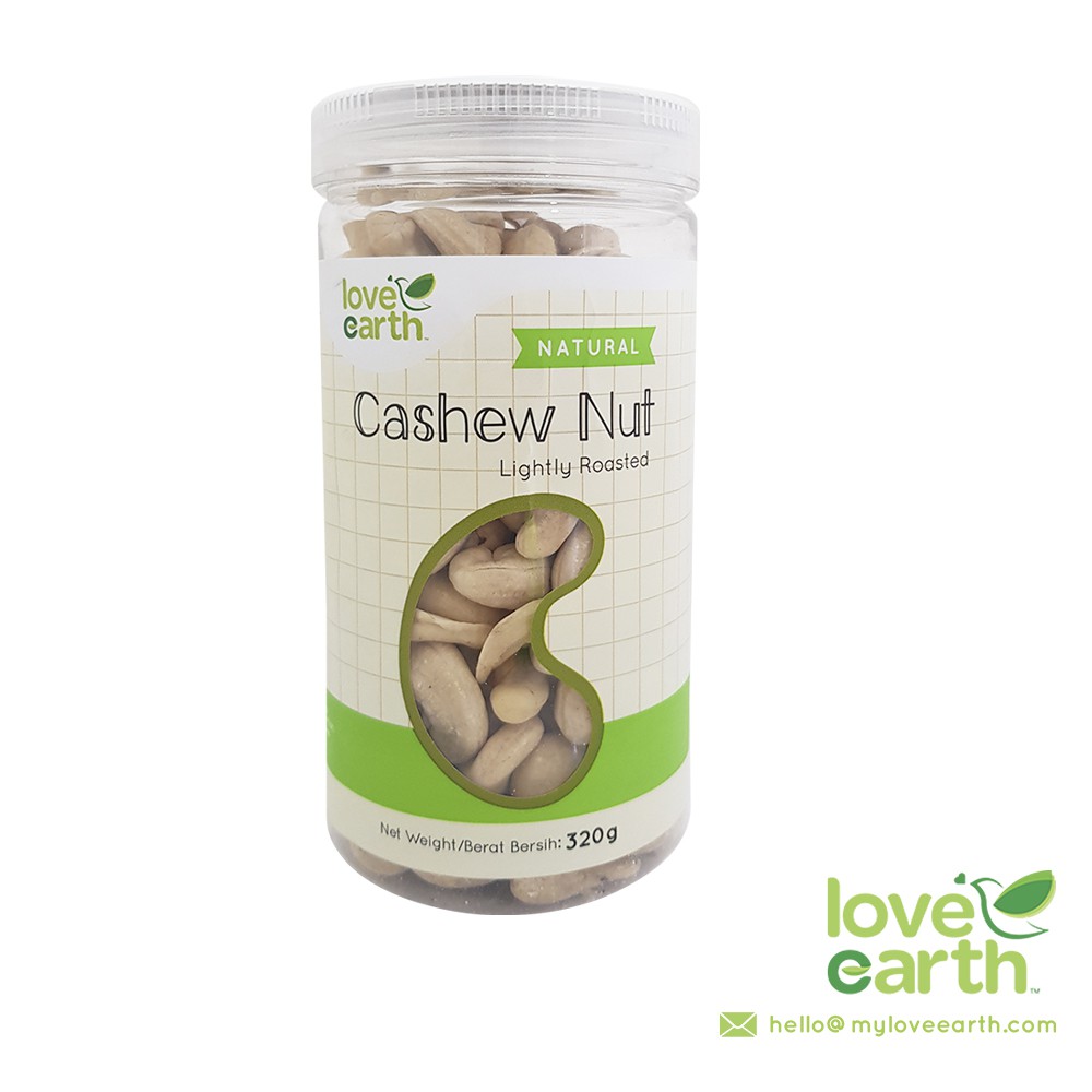 Love Earth Light Roasted Natural Cashew Nut 320g Shopee Malaysia