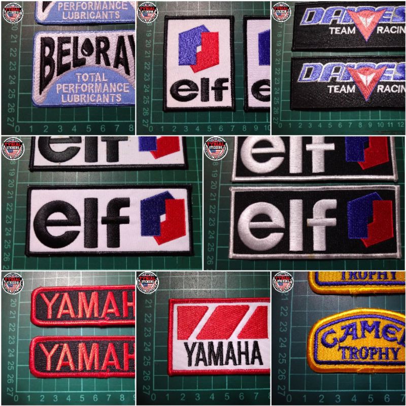 PATCHES MOTOR STICKERS KAIN SULAM UNTA TEAM YAMAHA BELRAY ELF