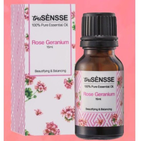 Rose Geranium 15ml Trusensse Essential Oil Aromatheraphy minyak pati
