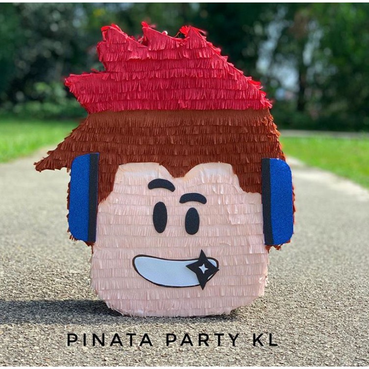 Cool Roblox Character Head Premium Pinata - Very Awesome And Beautiful |  Shopee Malaysia