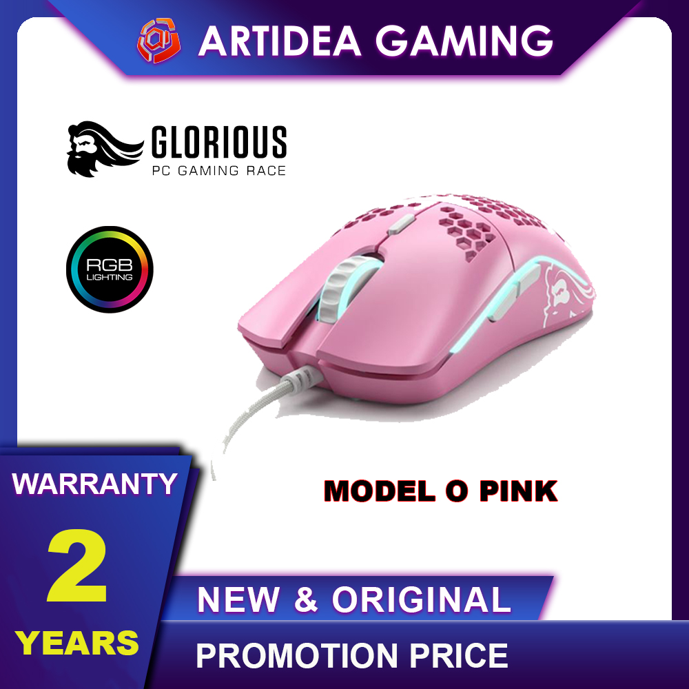 Glorious Model O Pink Rgb Gaming Mouse Glo Ms O Pnk Shopee Malaysia