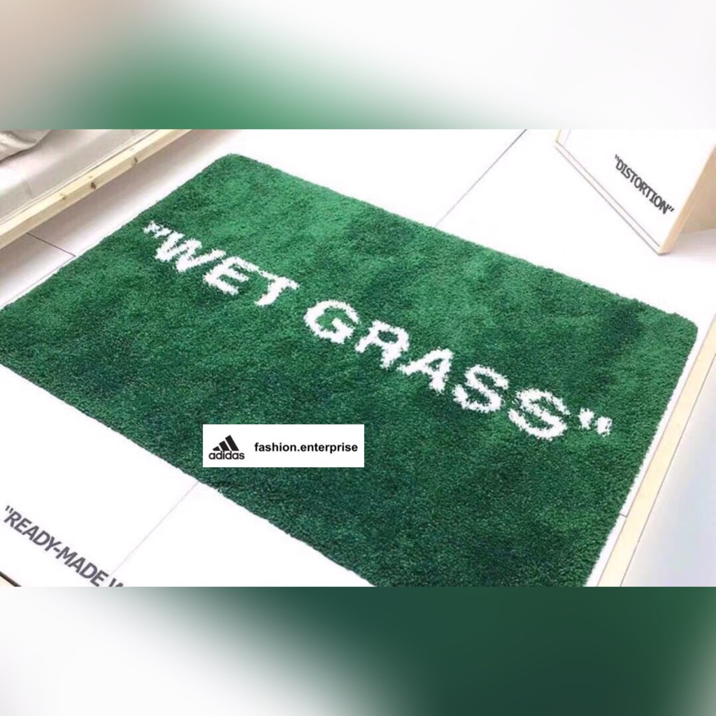 OFF WHITE IKEA X Virgil Abloh Markerad “WET GRASS“ Hochflor