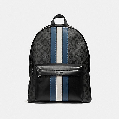 charles backpack with varsity stripe