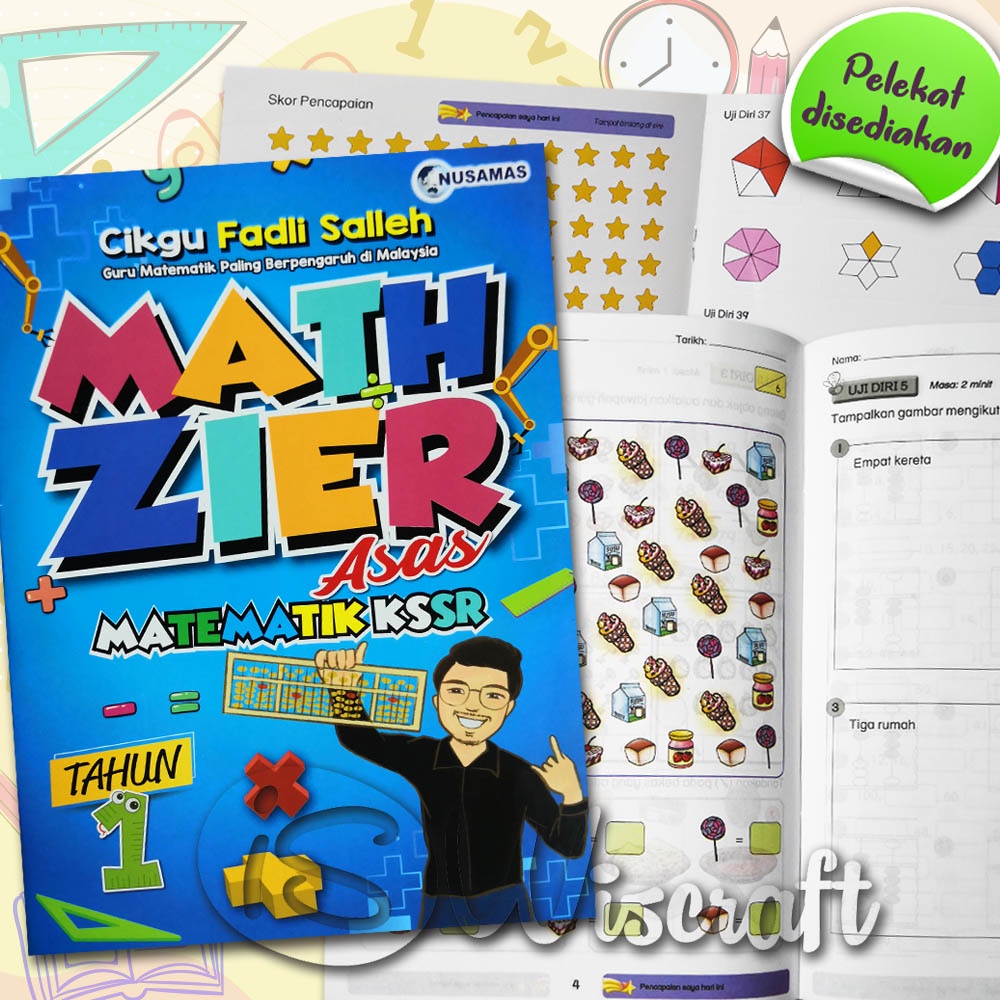 Buy [IS] MATHZIER Asas/Bijak Matematik KSSR Tahun 1/2/3/4/5/6 (Nusamas