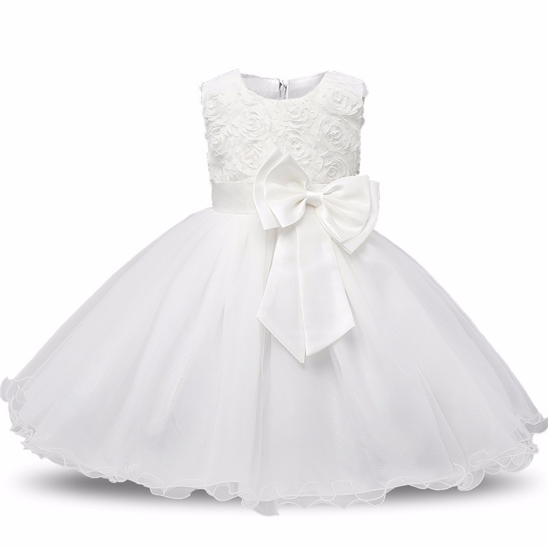 baby girl white dress for baptism