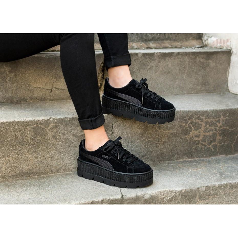 fenty black shoes