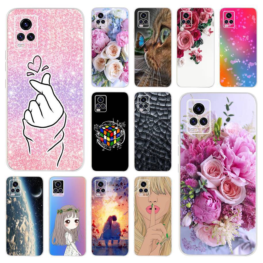 Casing Vivo V20 SE VIVOV20 Phone Case Full Protection Pattern TPU Soft