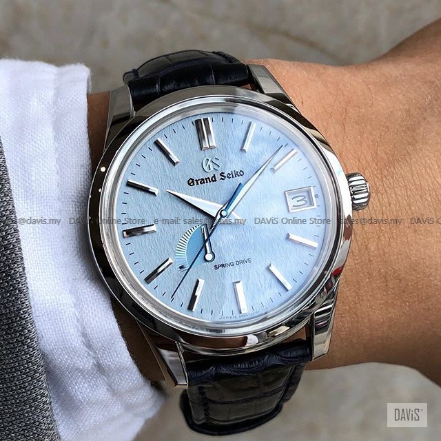 Grand Seiko SBGA407 Men's Watch Elegance Spring Drive Snowflake Leather  Strap Blue *Original | Shopee Malaysia