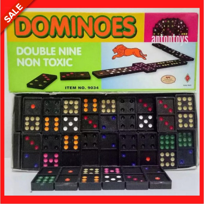 Multi Have Nomino 54/28 big Domino game children's play Essential - Image 2