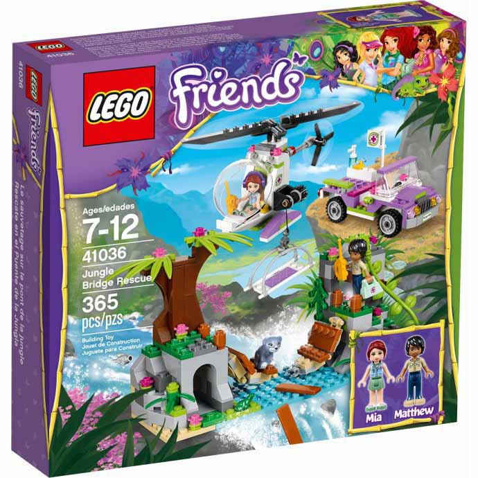 LEGO Friends 41036 - Jungle Bridge Rescue ( Jungle Rescue 2014 )