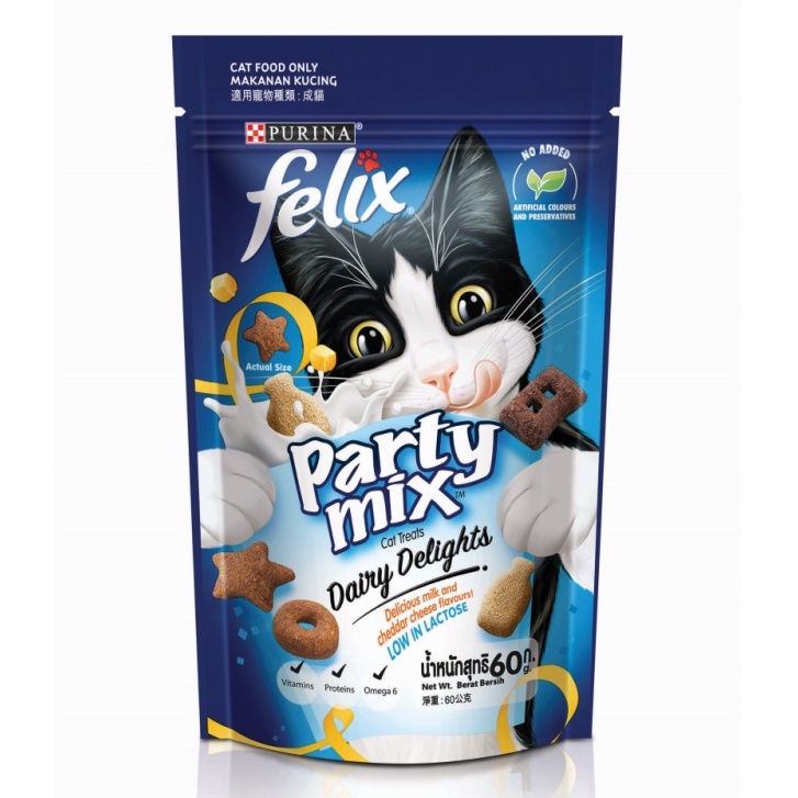 Purina Felix Party Mix cat treats 50g/60g Shopee Malaysia