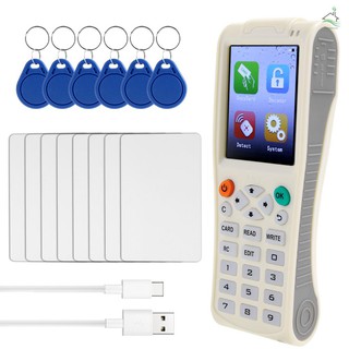 Handheld Key Machine iCopy 8 with Full Decode Function Intelligent Card Key Machine RFI-D NFC Copier IC/I-D Reader Writer Duplicator