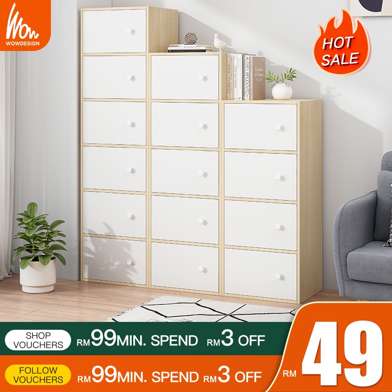 White Cabinet Wooden Cabinet storage cabinet Home Cabinet Wardrobe ...