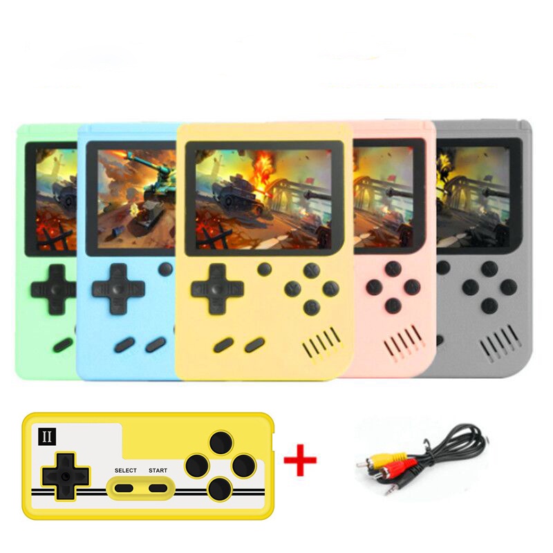 COLDPLAY-Original Retro Mini Gameboy Game Console Built-in 400 Games AV Out PK PS4 Sup Gamebox Game Box Game Pokemon