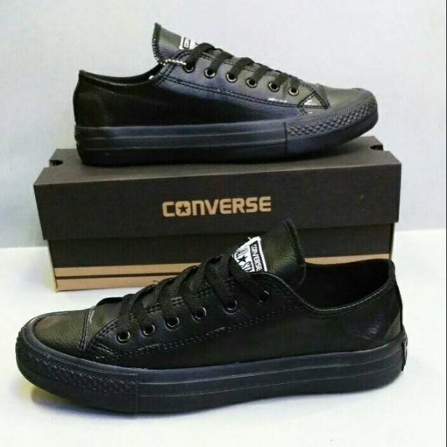 converse black full