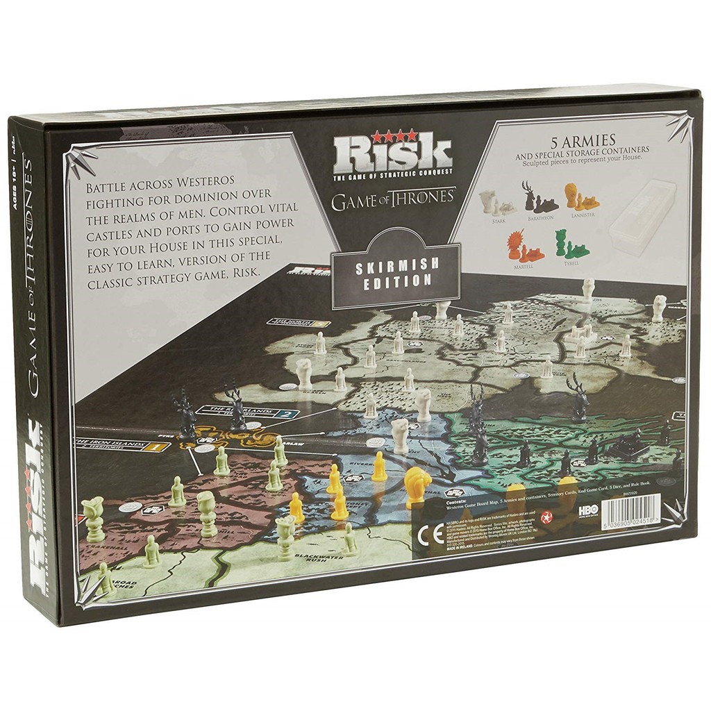 Risk Game of Thrones Strategy Board Game (OEM) | Shopee Malaysia