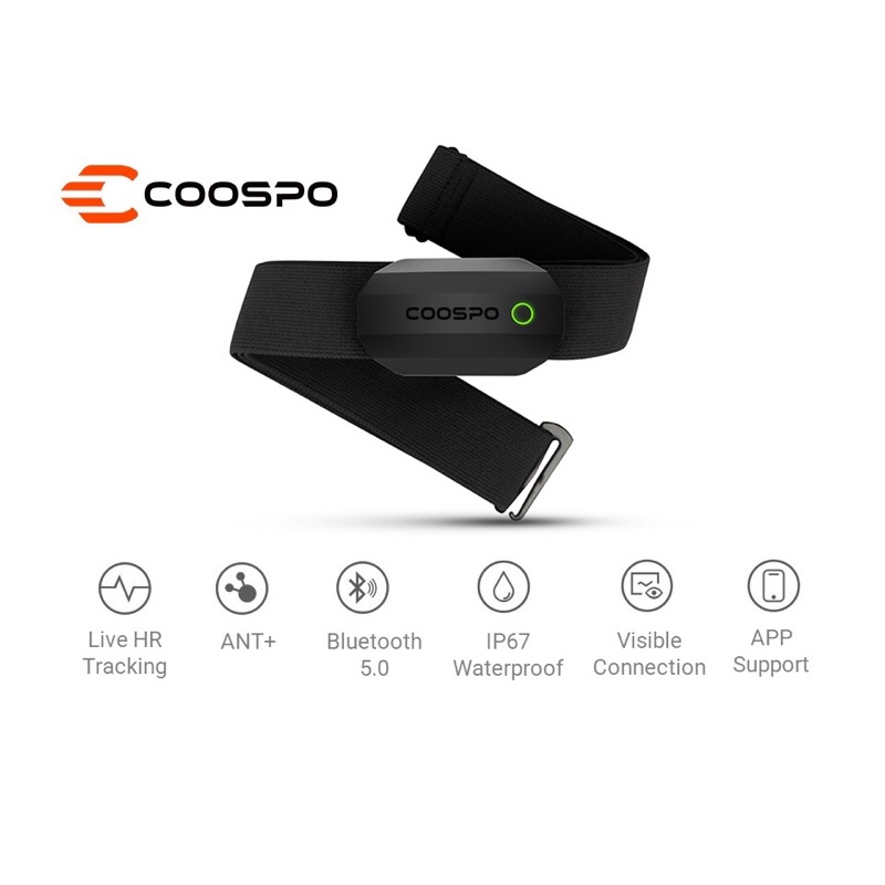 CooSpo H808S Heart Rate Monitor For Indoor Training Biking Running ...