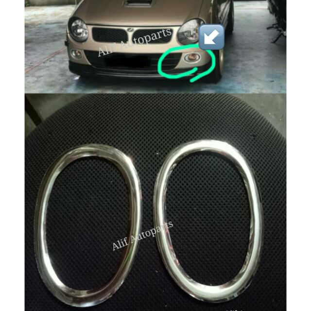 READY STOCK💥 Cover Krom Chrome Bumper Signal Depan Front 