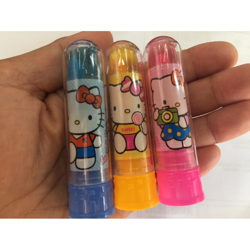 3 Pcs Hello Kitty Lip / LOL Gloss Candy Lipstick HALAL (LOCAL READY STOCKS)