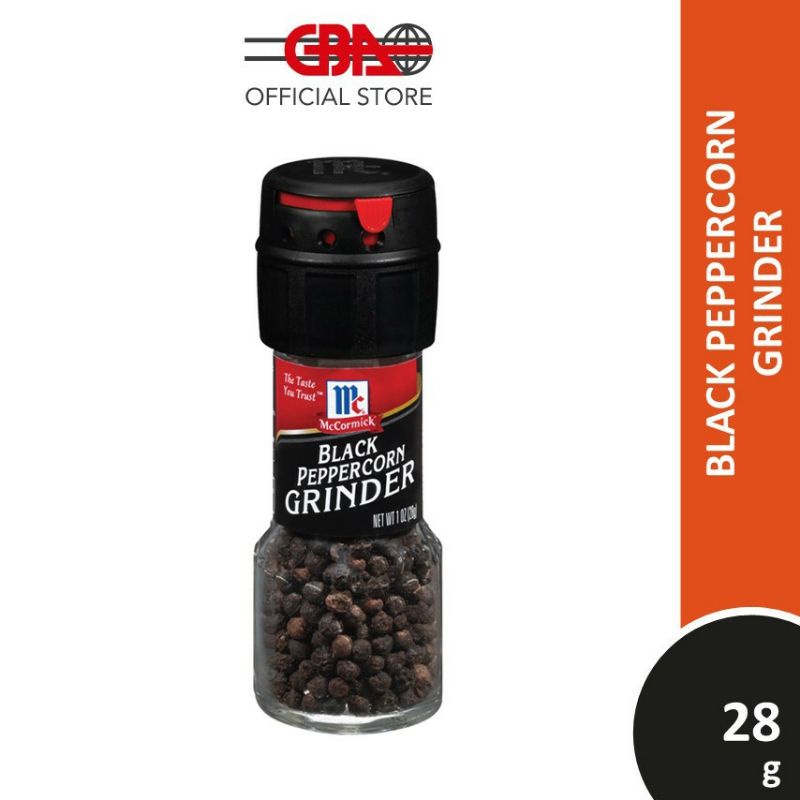 Mccormick Black Peppercorn Grinder 28g Shopee Malaysia