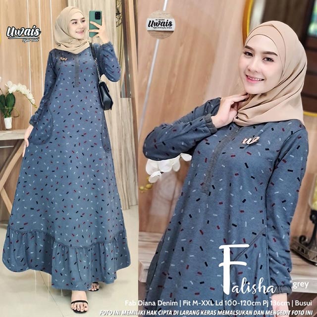 Gamis Kaos Import Gamis Diana Denim Sogan Pregnant Gamis Teenage Muslim Mothers Contemporary Willy Asmara Levila Beyza Najia