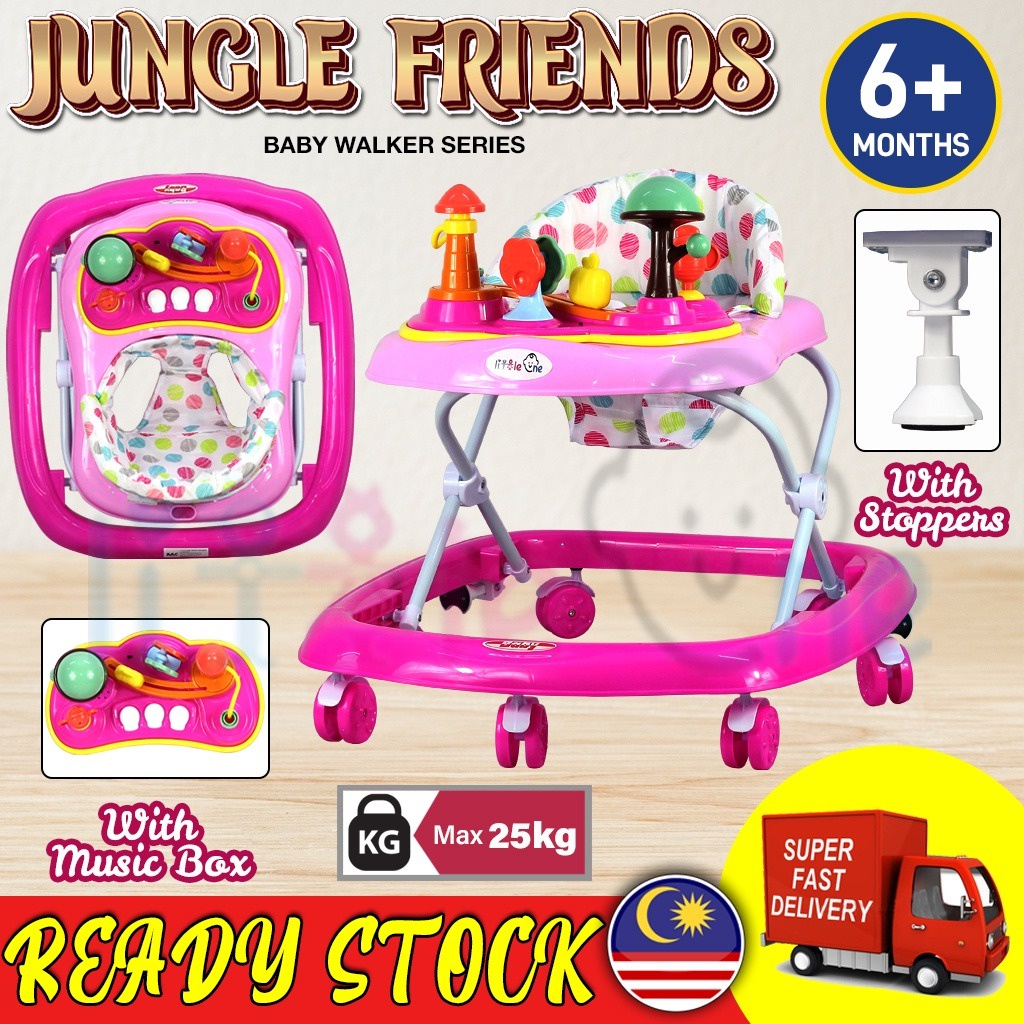 Baby Walker Little One walker baby murah with Play Toy And Music walker