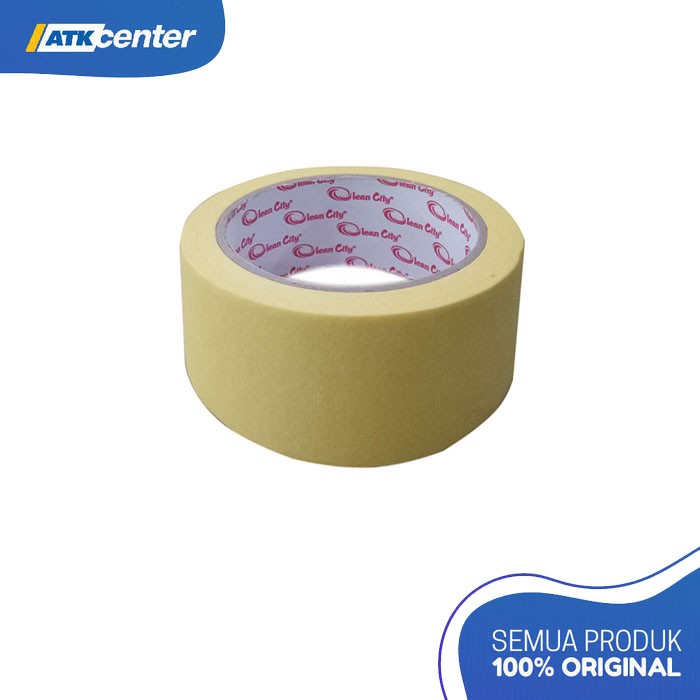 Masking Tape / Duct Tape Paper Olean City 2 inch Yellow Shopee Malaysia