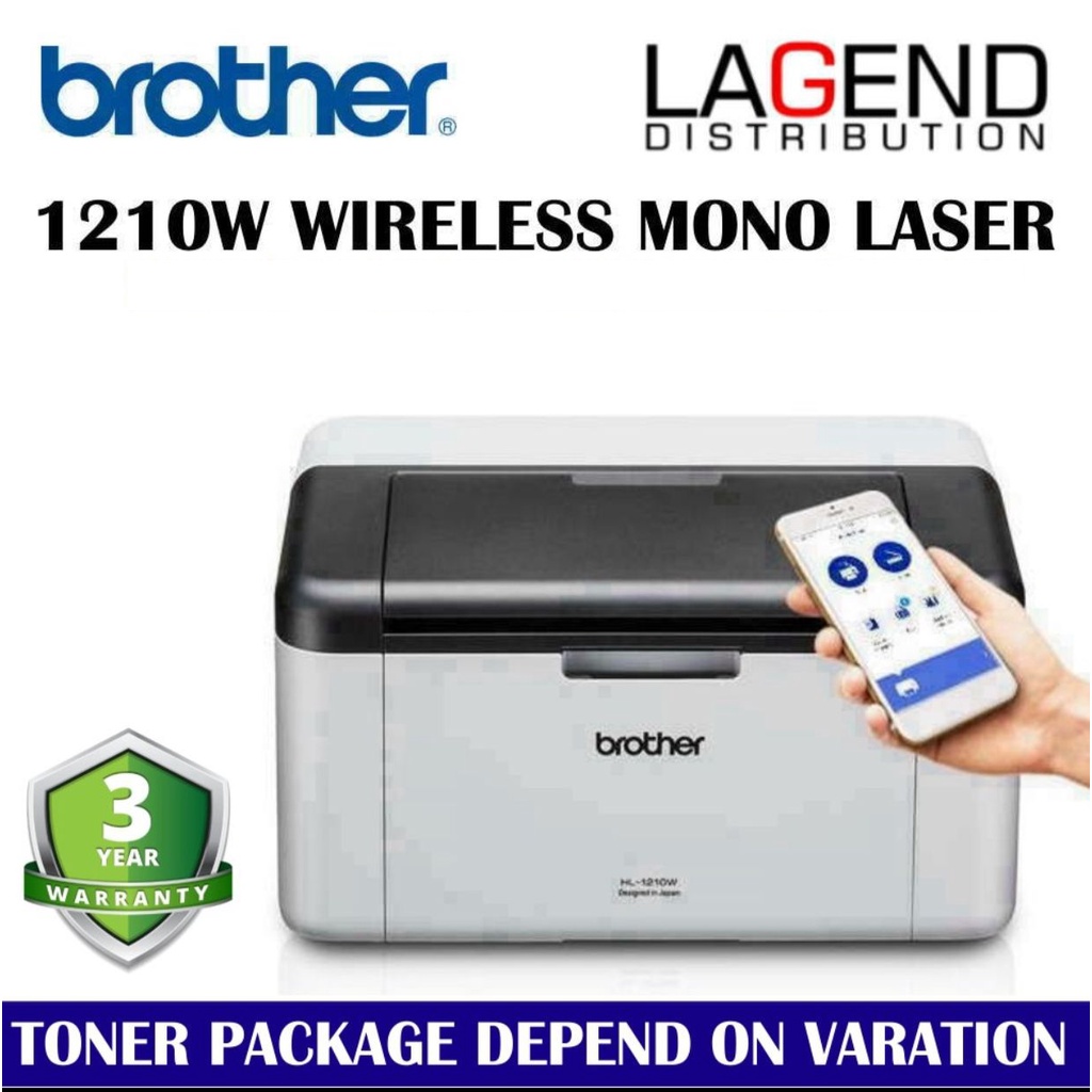 BROTHER HL-1210W / HL-1110 Wifi Mono Laser Printer 1210w hl1110 mf3010 lbp6030 m15a p2506
