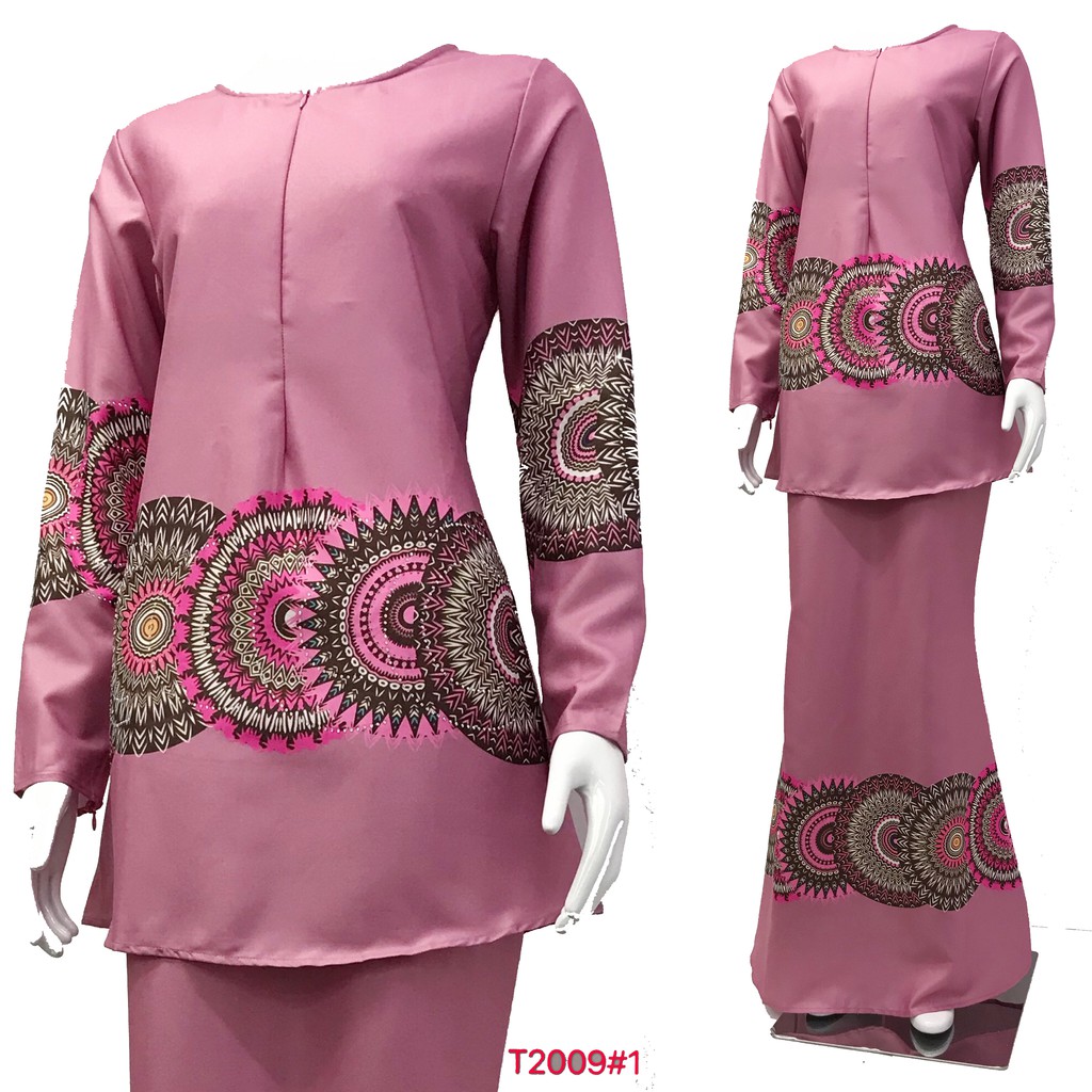 Nayla Z Baju  Kurung Floral Design  Long sleeve Lengan  